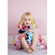 Фон бумажный Ella Bella 2502 Dots-Soft Pink розовое настроение 1.2x3.7 м