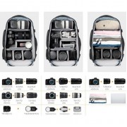 Рюкзак K&F Concept Camera Backpack 25L