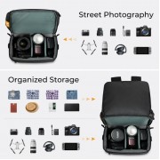 Рюкзак+сумка K&F Concept Collapsible Camera Bag 2 Way 22L