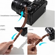 Шейный ремень SmallRig 5209 Universal Leather Strap Коричневый