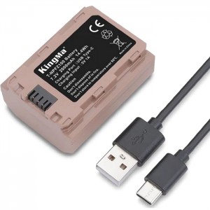 Аккумулятор KingMa NP-FZ100 USB Type-C