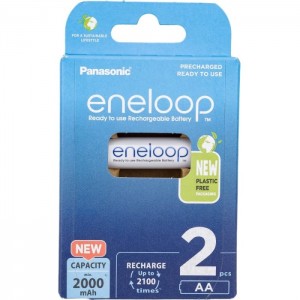 Аккумуляторы Panasonic Eneloop BK-3MCDE/2BE 2xAA 2000mAh