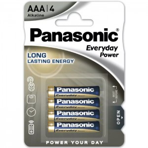 Батарейки алкалиновые Panasonic Everyday Power LR03EPS/4BP 4xAAA