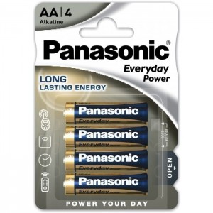 Батарейки алкалиновые Panasonic Everyday Power LR6EPS/4BP 4xAA