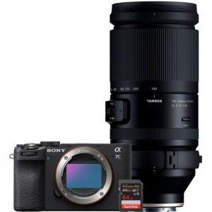 Фотоаппарат Sony a7C II Body черный + Tamron 150-500mm + SanDisk SDXC 64GB