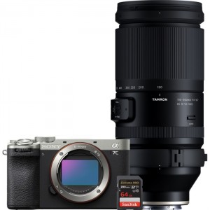 Фотоаппарат Sony a7C II Body серебристый + Tamron 150-500mm + SanDisk SDXC 64GB