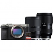 Фотоаппарат Sony a7C II Body серебристый + Tamron 17-28mm + 28-75mm + SanDisk SDXC 64GB