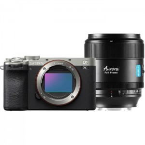 Фотоаппарат Sony a7C II Body серебристый + Sirui Aurora 85mm f/1.4 FF AF Sony FE