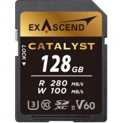 Карта памяти Exascend SDXC Catalyst UHS-II U3 V60 (280/100 MB/s) 128GB