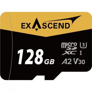 Карта памяти Exascend microSDXC Catalyst UHS-I U3 V30 (175/150 MB/s) 128GB