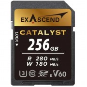 Карта памяти Exascend SDXC Catalyst UHS-II U3 V60 (280/180 MB/s) 256GB