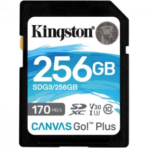 Карта памяти Kingston SDXC Class 10 UHS-I U3 V30 (170/90 MB/s) 256Gb