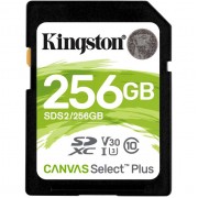 Карта памяти Kingston SDXC Class 10 UHS-I U3 V30 (100/85 MB/s) 256Gb