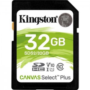 Карта памяти Kingston SDHC Class 10 UHS-I U1 (100/10 MB/s) 32Gb