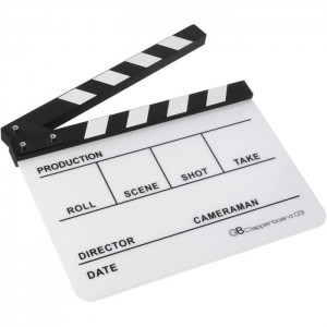 Кинохлопушка GreenBean Clapperboard 03 белая