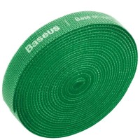 Стяжка кабеля Baseus Colourful Circle Velcro strap 3м зеленая