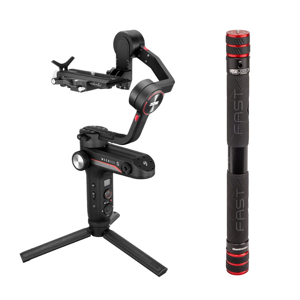 Акция до 30.03.2021 г. Стабилизатор Zhiyun + операторская штанга Manfrotto  GimBoom по выгодной цене!